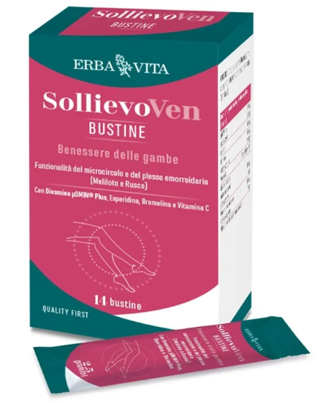 Erba Vita Sollievo Ven per il Benessere delle Gambe 14 bustine